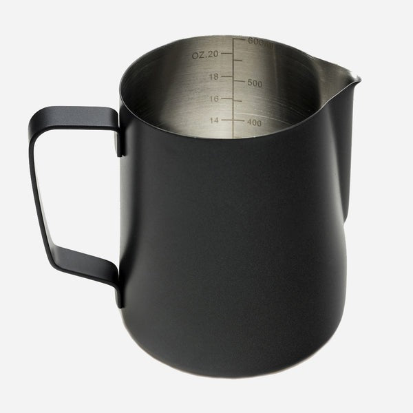 Barista Progear Commercial Stainless Steel Milk Jug - Black