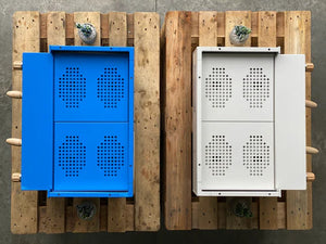 Custom Blue and Beige La Marzocco Linea 2 Group