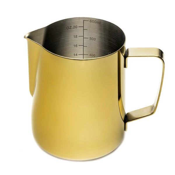 Barista Progear Commercial Stainless Steel Milk Jug – Gold