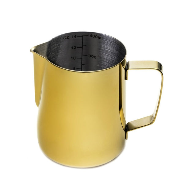 Barista Progear Commercial Stainless Steel Milk Jug – Gold