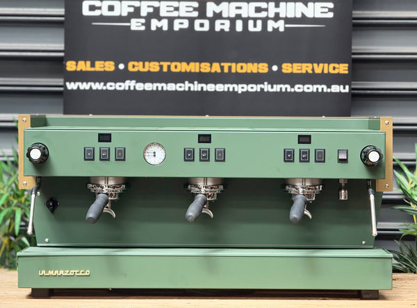 Brand New La Marzocco Linea Classic S 3 Group Commercial Coffee Machine - Olive Green