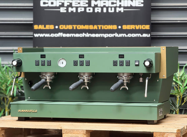 Brand New La Marzocco Linea Classic S 3 Group Commercial Coffee Machine - Olive Green