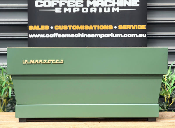 Brand New La Marzocco Linea Classic S 3 Group Commercial Coffee Machine - Olive Green