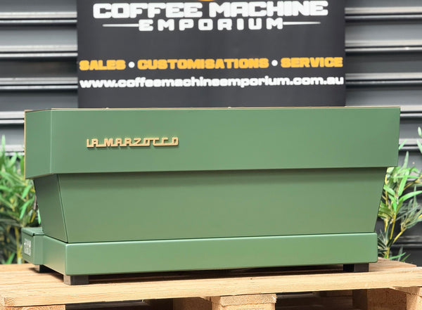 Brand New La Marzocco Linea Classic S 3 Group Commercial Coffee Machine - Olive Green