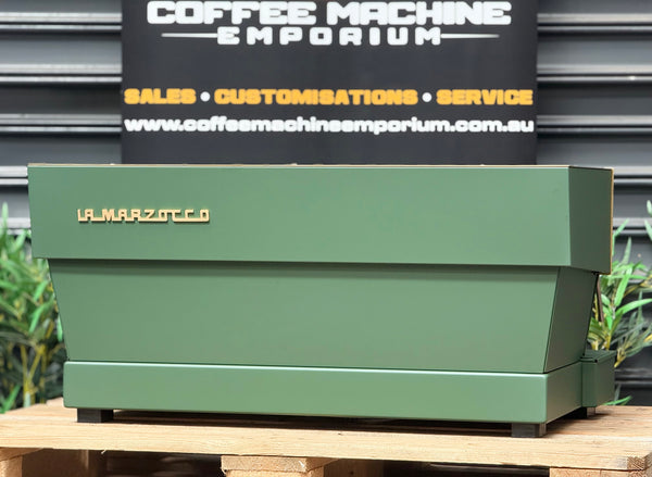 Brand New La Marzocco Linea Classic S 3 Group Commercial Coffee Machine - Olive Green