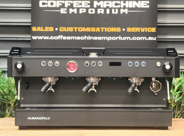 Brand New La Marzocco Linea PB 3 Group Commercial Espresso Coffee Machine - Mannix Black