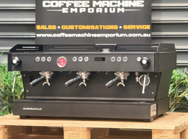 Brand New La Marzocco Linea PB 3 Group Commercial Espresso Coffee Machine - Mannix Black