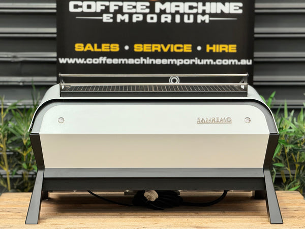 Brand New Sanremo F18 2 Group Coffee Machine - White