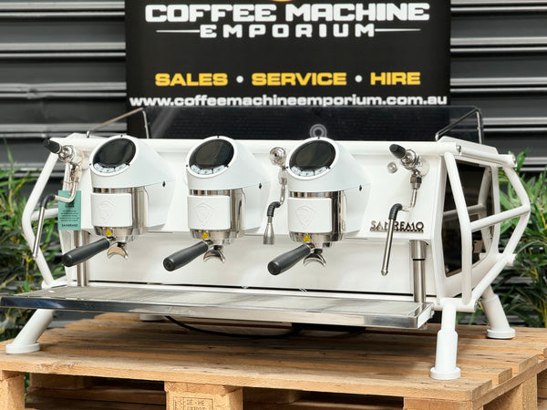 Coffee Racer Rig Brand New Sanremo Cafe Racer Naked 3G Commercial Coffee Machine -White ...