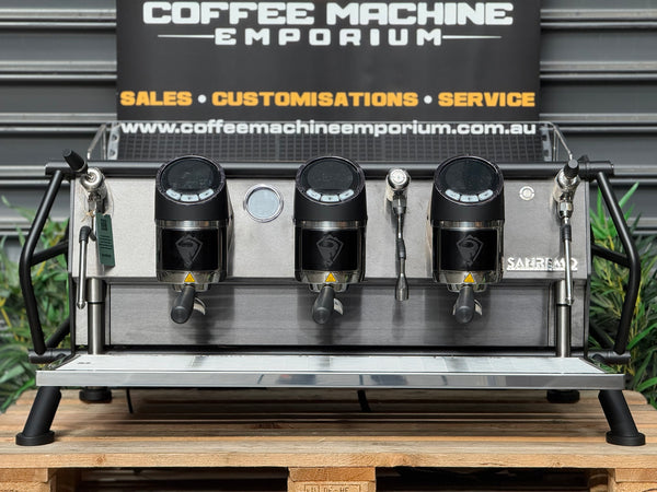 Brand New Sanremo Cafe Racer Naked 3 Group Coffee Machine - Black