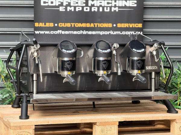 Brand New Sanremo Cafe Racer Naked 3 Group Coffee Machine - Black
