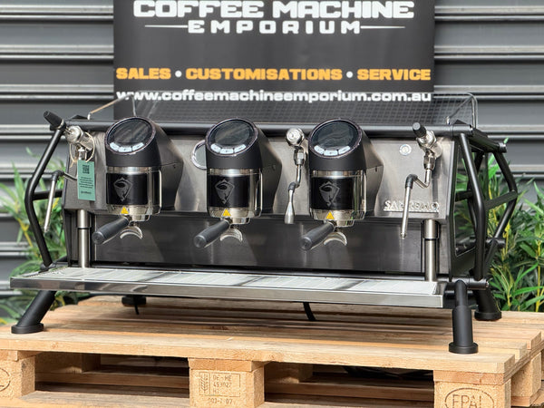 Brand New Sanremo Cafe Racer Naked 3 Group Coffee Machine - Black