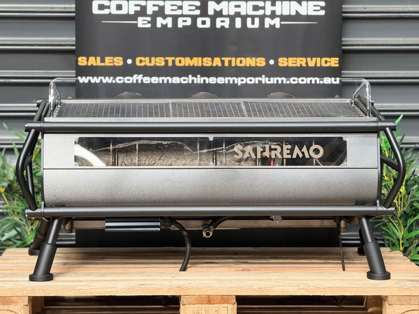 Brand New Sanremo Cafe Racer Naked 3 Group Coffee Machine - Black