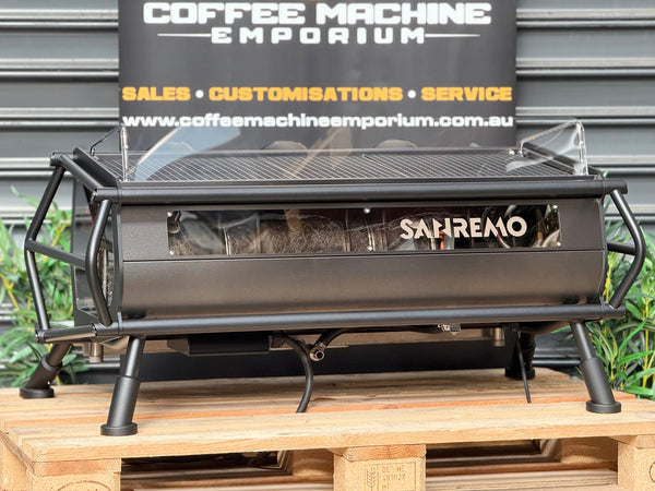 Brand New Sanremo Cafe Racer Naked 3 Group Coffee Machine - Black