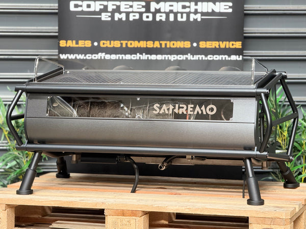 Brand New Sanremo Cafe Racer Naked 3 Group Coffee Machine - Black