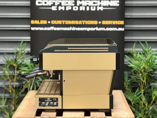 La Marzocco Linea PB 3 Group Coffee Machine - Spanish Gold & Black