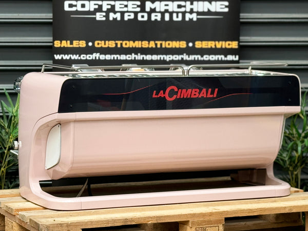 Demo LaCimbali M200 GT Turbo Steam 3 Group Coffee Machine - Dusty Pink