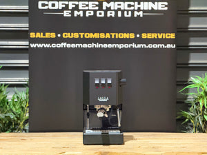 Gaggia Classic 1 Group Commercial Coffee Machine - a professional espresso machine forged from over eight decades of passion, precision, and Italian ingenuity, designed for dedicated home baristas and specialty coffee enthusiasts who settle for nothing less than the perfect shot. At its core, a commercial-grade 58mm brass group head and 3-way solenoid valve work in harmony to deliver consistent, high-pressure extractions that meet Specialty Coffee Association brewing standards.