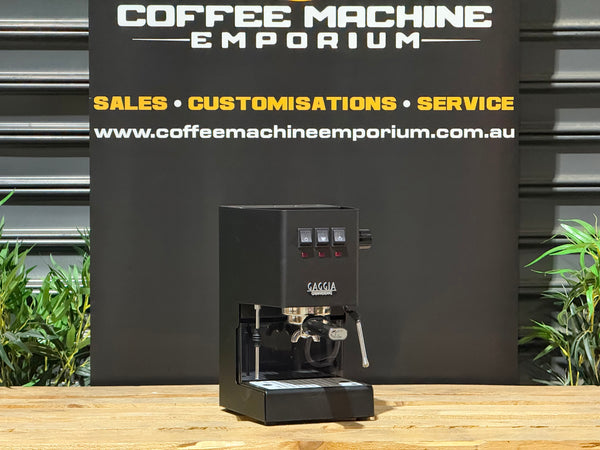 Brand New Gaggia Classic 1 Group Commercial Coffee Machine - Black