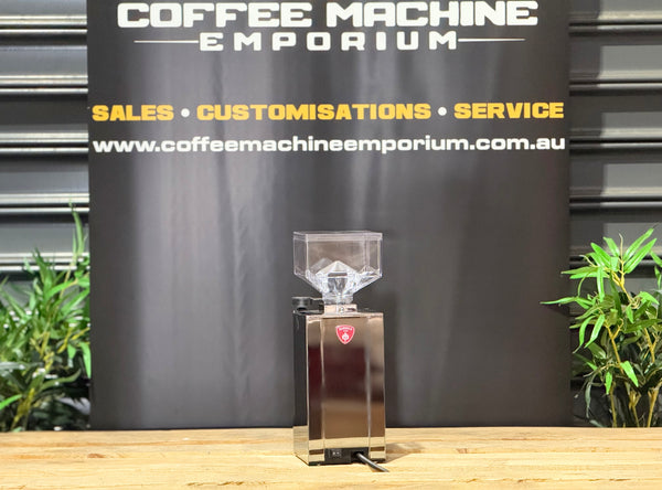 Brand New Eureka Mignon Specialita Smart Commercial Coffee Grinder - Stainless