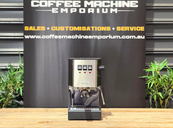 Brand New Gaggia Classic 1 Group Commercial Espresso Machine - Chrome