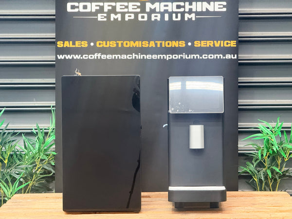 Brand New Dr. Coffee MF3 Milk Texturizing Fridge and Brand New Dr. Coffee SC12T Dual Milk Fridge Combo