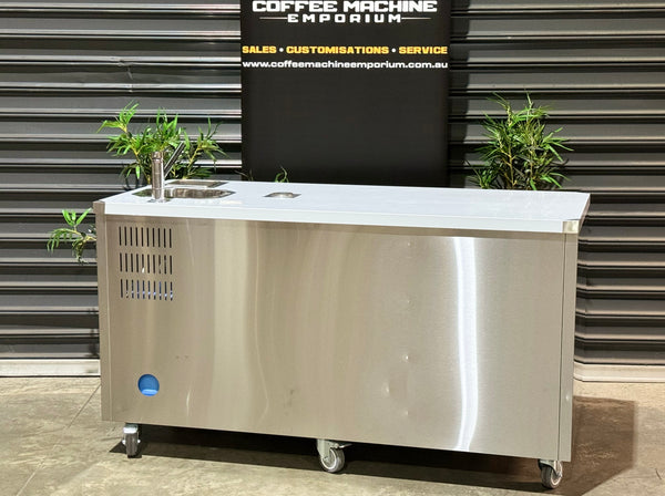 Brand New Stainless Steel 160cm Coffee Cart