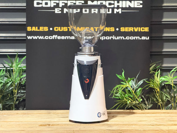Brand New Fiorenzato F83 E Pro Sense Commercial Coffee Grinder - White