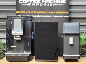 Brand New Dr. Coffee Minibar-S Commercial Espresso Coffee Machine & SC12T Dual Milk Fridge & MF3 Milk Texturizing Machine Combo 