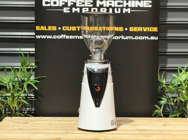 Brand New Fiorenzato F83 E Pro Coffee Grinder - White