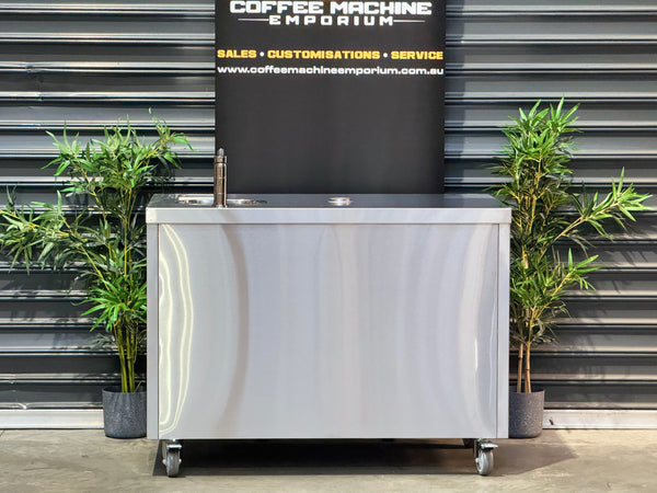 Brand New Stainless Steel 120cm Coffee Cart