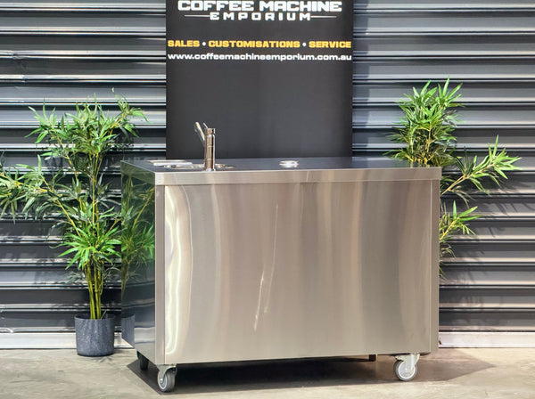 Brand New Stainless Steel 120cm Coffee Cart