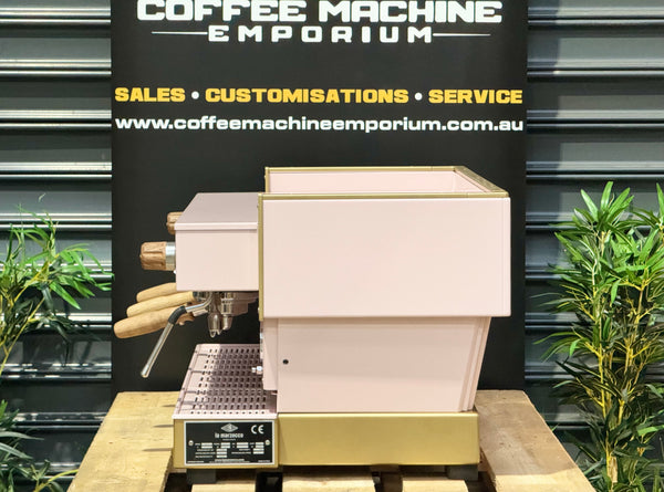 La Marzocco Linea Classic Av 3 Group Coffee Machine - Pink & Gold