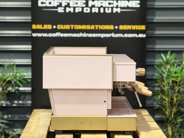 La Marzocco Linea Classic Av 3 Group Coffee Machine - Pink & Gold