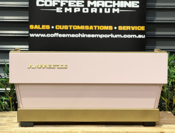 La Marzocco Linea Classic Av 3 Group Coffee Machine - Pink & Gold