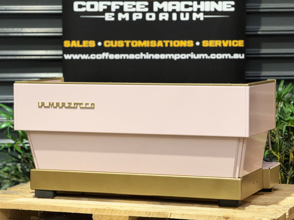 La Marzocco Linea Classic Av 3 Group Coffee Machine - Pink & Gold