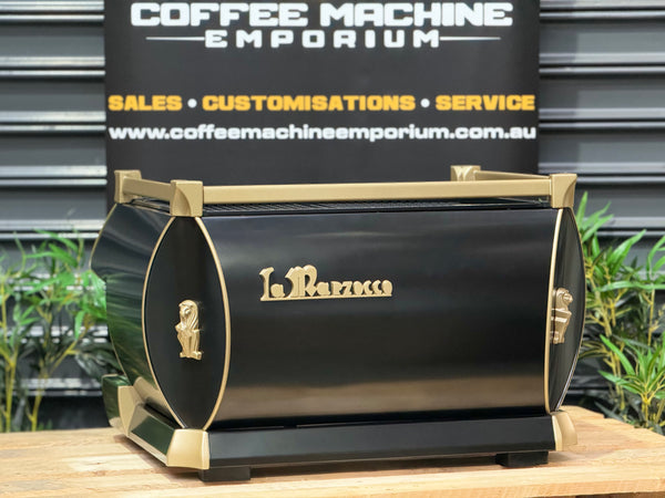 La Marzocco GB5 2 Group Coffee Machine - Black & Gold