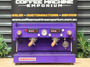 La Marzocco Linea Classic 2 Group Commercial Coffee Machine in Stunning Purple finish