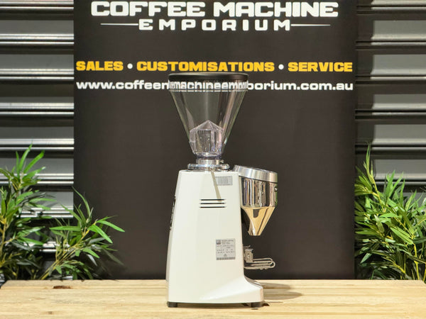 Brand New Mazzer Super Jolly V Pro Electronic Coffee Grinder - White