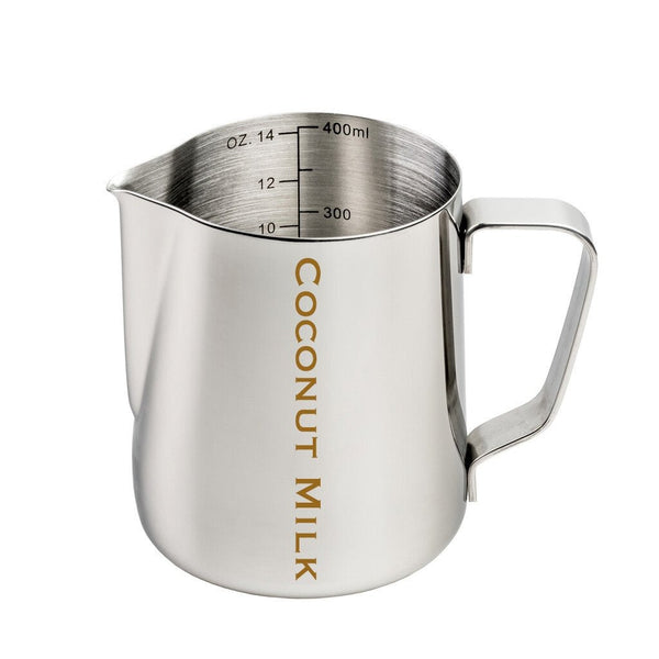 Etched Coconut Milk Jug - Stainless