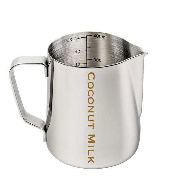 Etched Coconut Milk Jug - Stainless