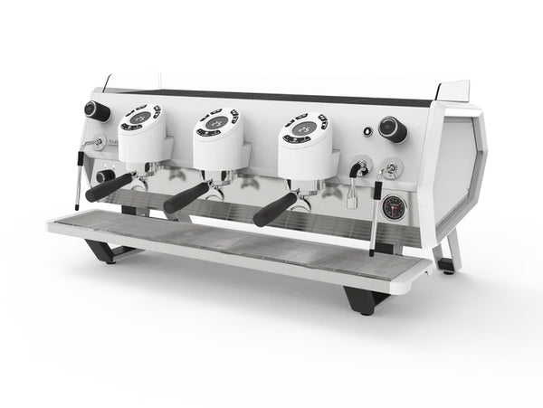 Brand New Sanremo D8 Tall 3 Group Coffee Machine - White