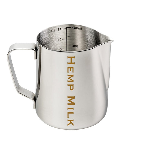 Etched Hemp Milk Jug - Stainless