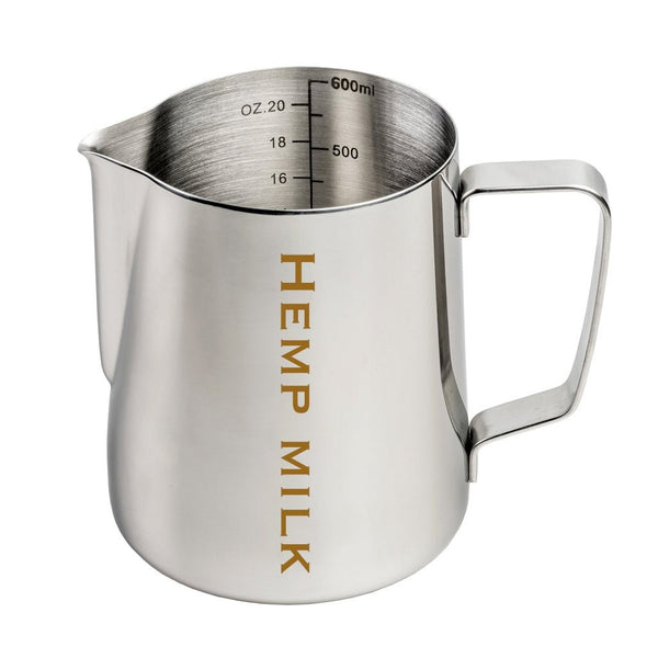 Etched Hemp Milk Jug - Stainless