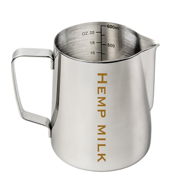 Etched Hemp Milk Jug - Stainless