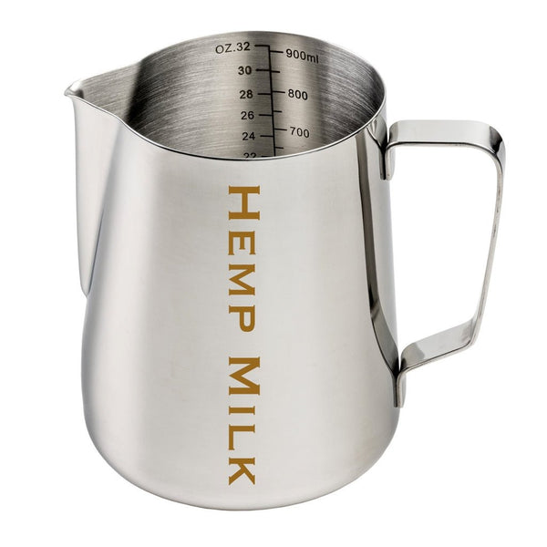 Etched Hemp Milk Jug - Stainless
