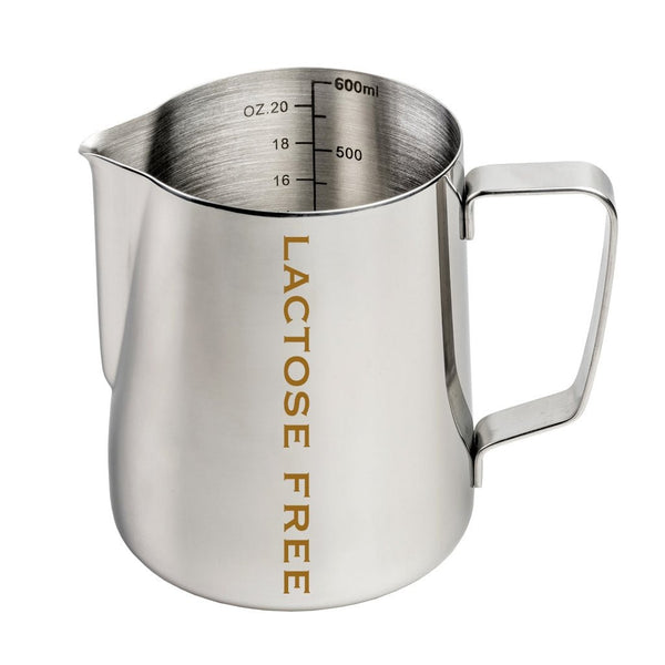 Etched Lactose Milk Jug - Stainless