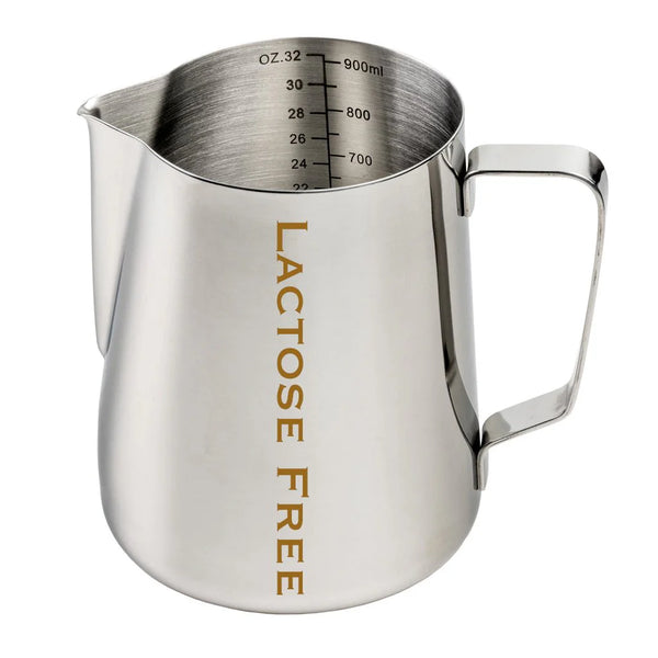 Etched Lactose Milk Jug - Stainless