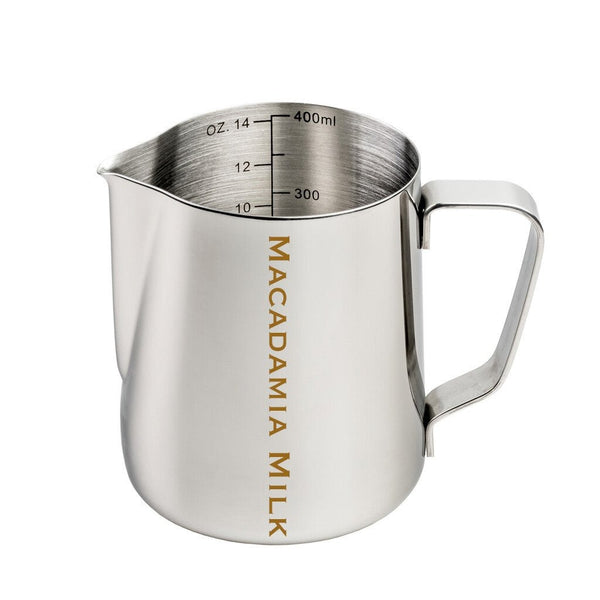 Etched Macadamia Milk Jug - Stainless