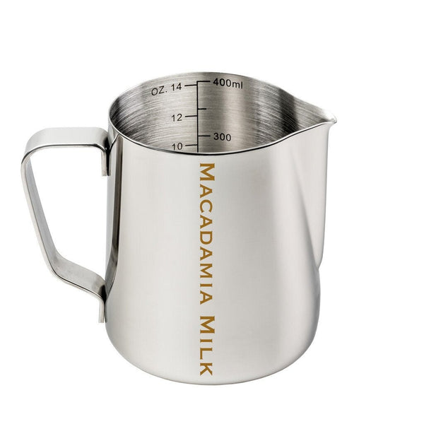 Etched Macadamia Milk Jug - Stainless